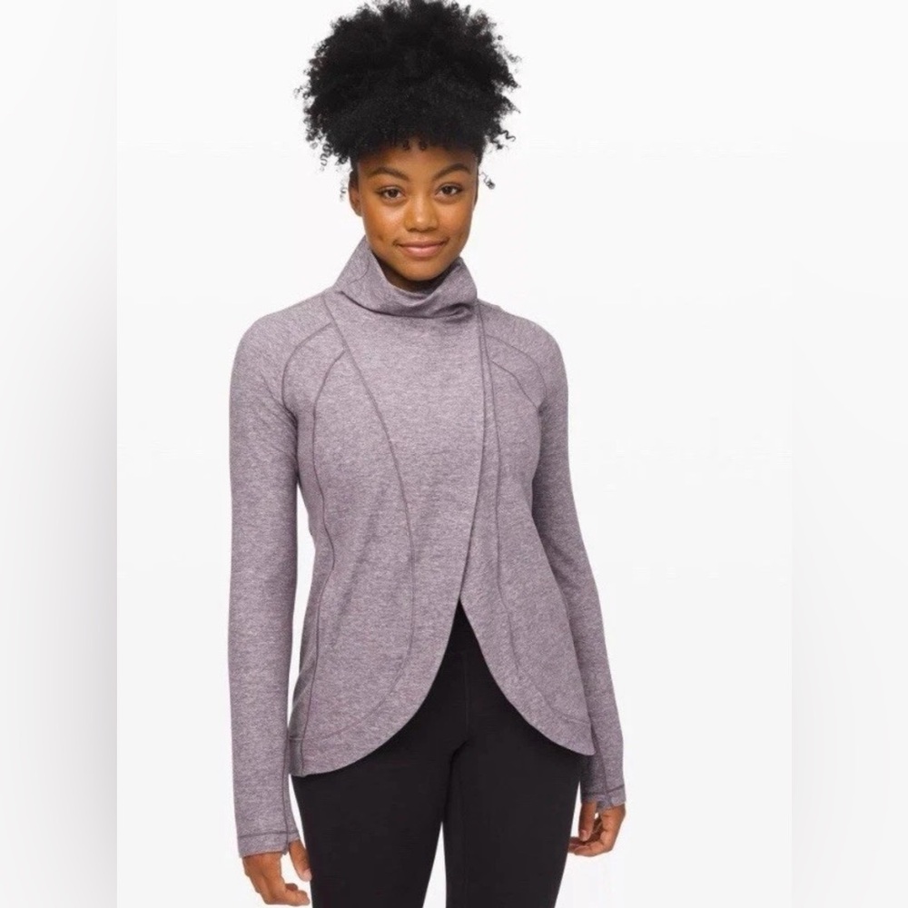 lululemon athletica Rulu Rally Wrap Heathered Graphite Purple